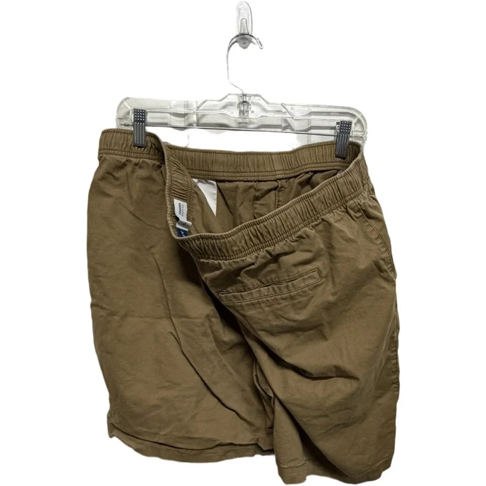 Old Navy Flex Men's Khaki Pull-On Shorts Elastic Waist Drawstring Casual Size XL
